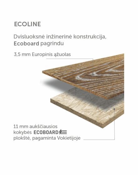 Medinės grindys iš ąžuolo