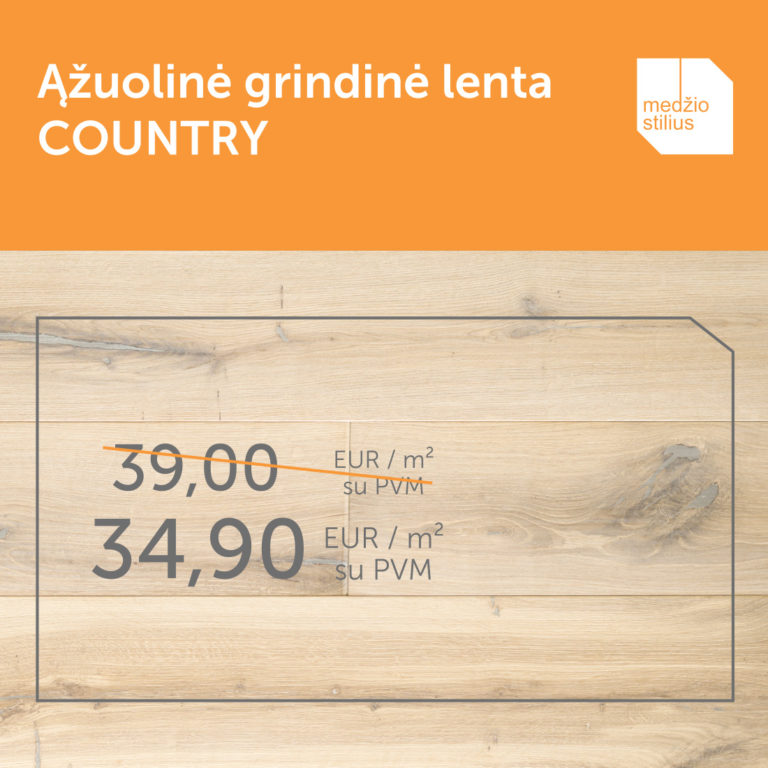 medines azuolines grindys IVORY-COUNTRY Medzio stiliu WEB