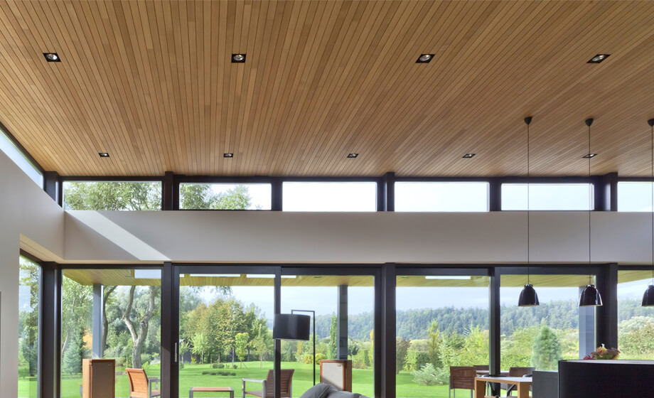 Medinės lubos – ryšys su gamta Jūsų namuose