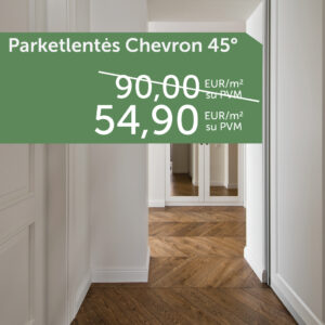 Chevron 45° parketas  54,90 Eur/m²