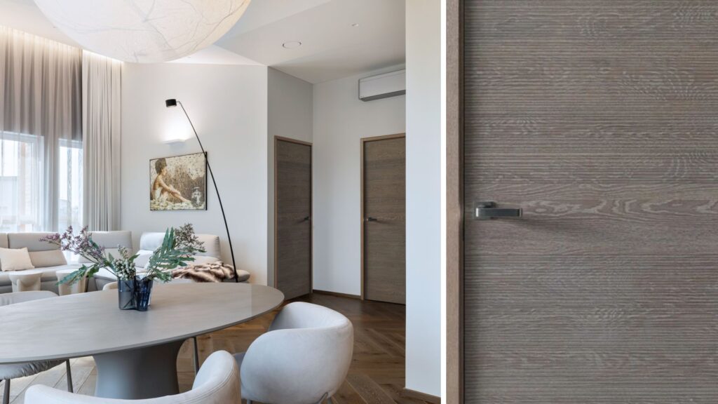 Velvet ąžuolinės durys: tvirtumas, grožis ir preciziškumas