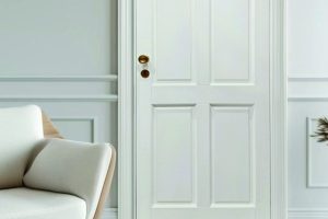 NAUJIENA: Viktorijos epochos stiliaus ąžuolinės vidaus durys